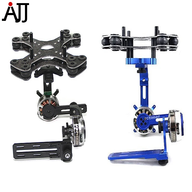 Rctimer ASP 2-Axis Nex-GH5 Series Brushless Gimbal Black Blue Color with BGM5010 Brushless Gimbal Motor