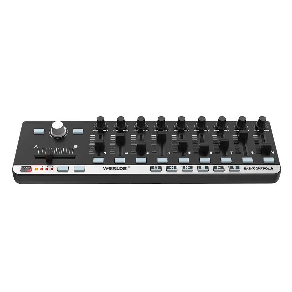 Worlde Easy Control.9 портативный мини USB 9 Slim Line Control MIDI ler|Электронный орган| |
