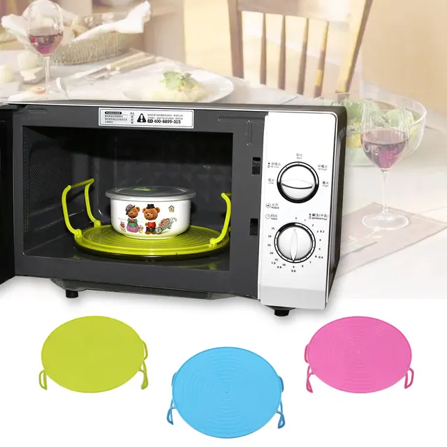Folding Microwave Oven Rack Cover Dish Plate Holder Insulated Tray Folding Microwave Oven Rack Cover Dish Plate Holder Insulated Tray Double Layer