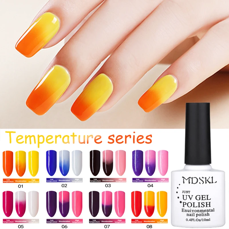 Mdskl 72 Colors 10ml Temperature Change Nail Color Uv Gel Nail Mdskl 72 Colors 10ml Temperature Change Nail Color Uv Gel Nail