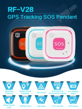 

Original ReachFar Personal GPS Tracker RF-V28 WIFI Fence Geo-fence Real-time tracking SOS fall alarm GPS locator mini gps finder