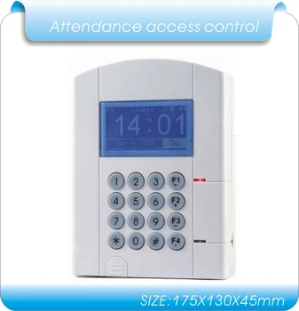 

lithium battery blue LCD U-disk download data RFID Time Attendance, time clock & access control system employee time clock