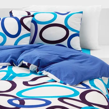 

Brand100%Cotton Round comfortable knitting bedding set bedclothes colors duvet quilt cover fitted cover pillow cases 4pcs/set