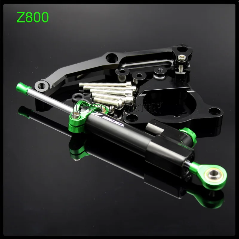 Universal CNC Steering Damper Stabilizer Mounting Bracket For Kawasaki