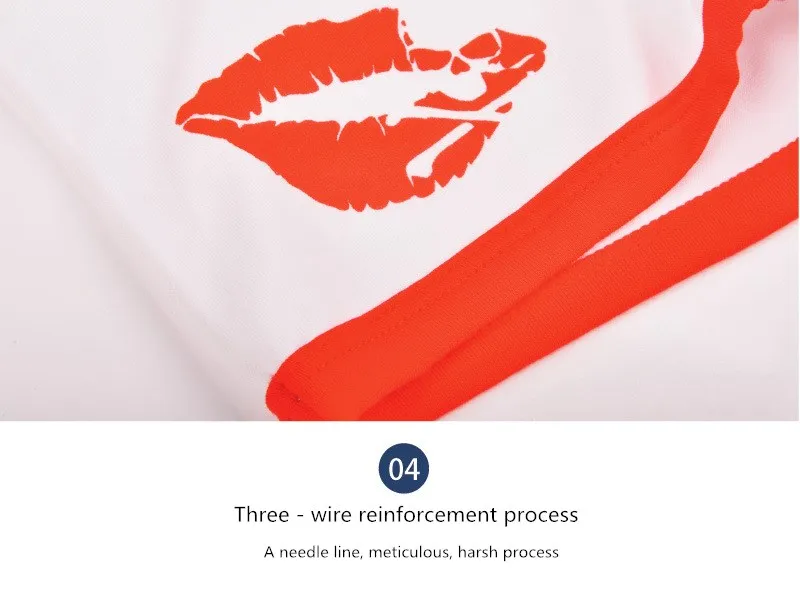 2017 New Couple Cotton Underwear Men Boxer Shorts and Women Briefs Red Lips Print Japanese Style Underpants for Couple (16)