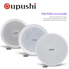 Home ceiling speaker system 20w in wall surround speakers oupushi white built in wall speakers for home music