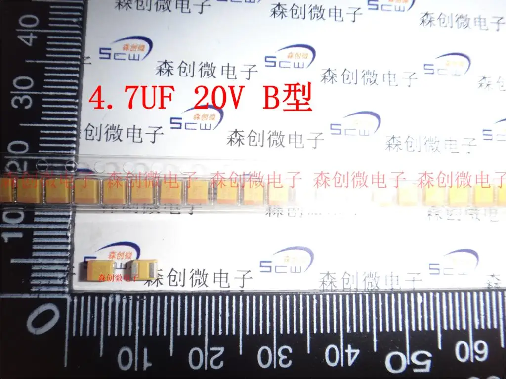 SMD Танталовый конденсатор 4 7 мкФ 20 v Тип B 475 d TAJB475K020RNJ Оригинал AVX 3528/1210 |