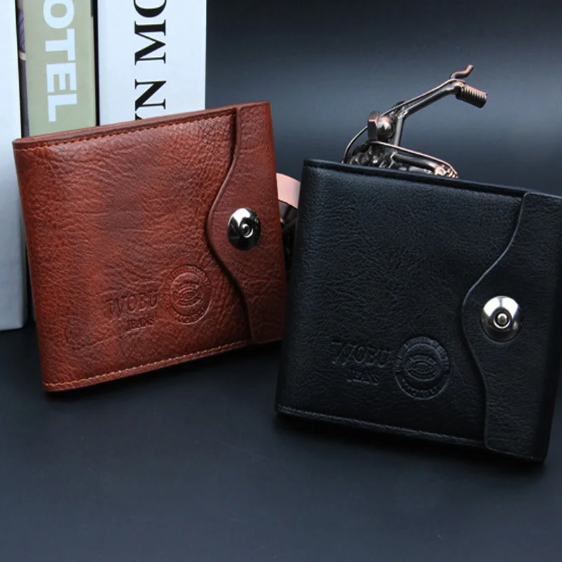 

2018 New PU Men's Wallet Multifunctional Short Design Men Wallet Hasp Coin Purse Card Holder RD872535
