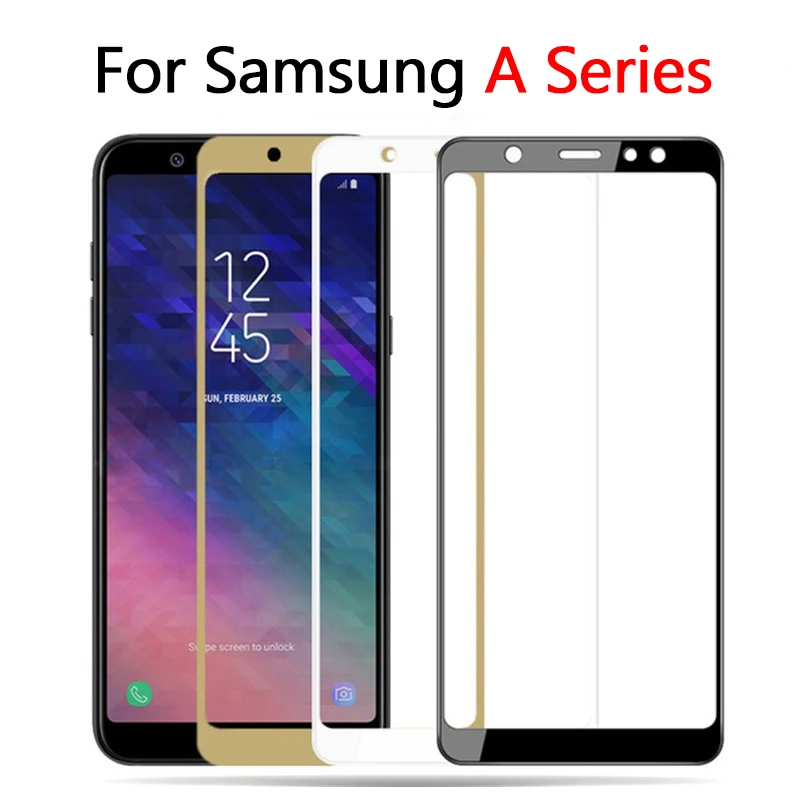 Защитное стекло для Samsung A6 Plus A8 2018 закаленное защиты экрана на Galaxy A 6 8 6a 8a A62018 A6plus
