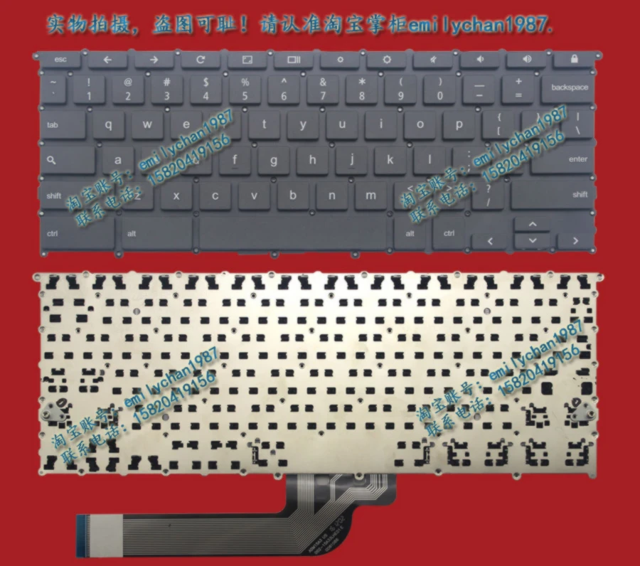 

New For Asus C100 C100PA Laptop keyboard US version No Border Free Shipping