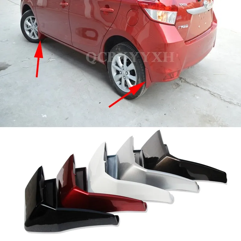 4 шт./лот автомобильный Стайлинг брызговик брызговики крылья Перфектор Внешнее украшение для Toyota Yaris L