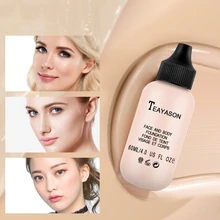 TEAYASON 6 colores mate crema correctora de aceite duradero iluminar maquillaje hidratante líquido cara natural base TSLM2