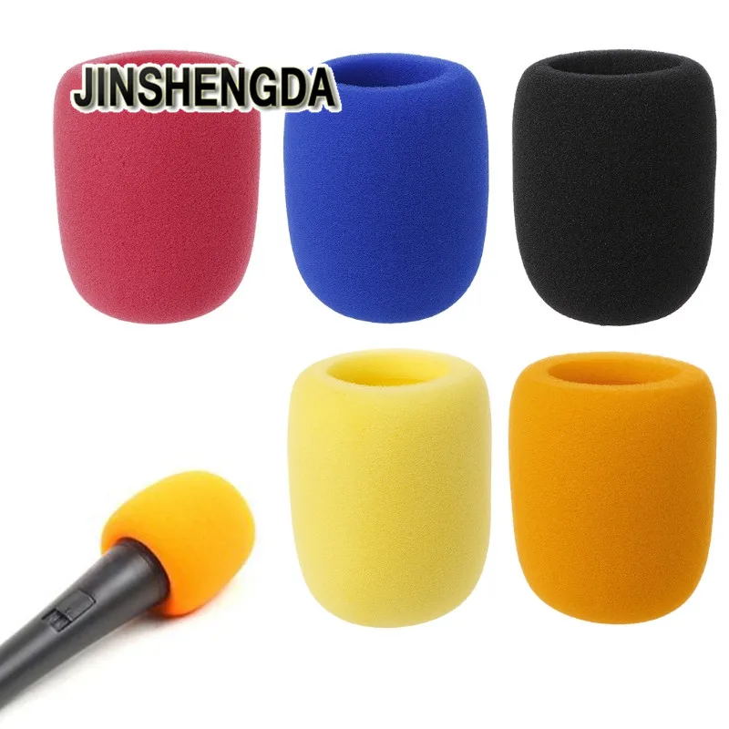 

JINSHENGDA Microphone Soft Thicken Microphone Foam Mic Cover Sponge Cap Studio Protective Grill Shield