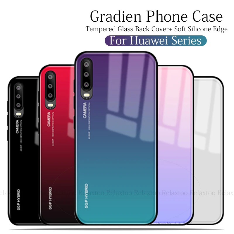 Чехол для телефона Gradien honor 20 мягкий чехол из закаленного стекла huawei p30 pro p 30 lite 30pro