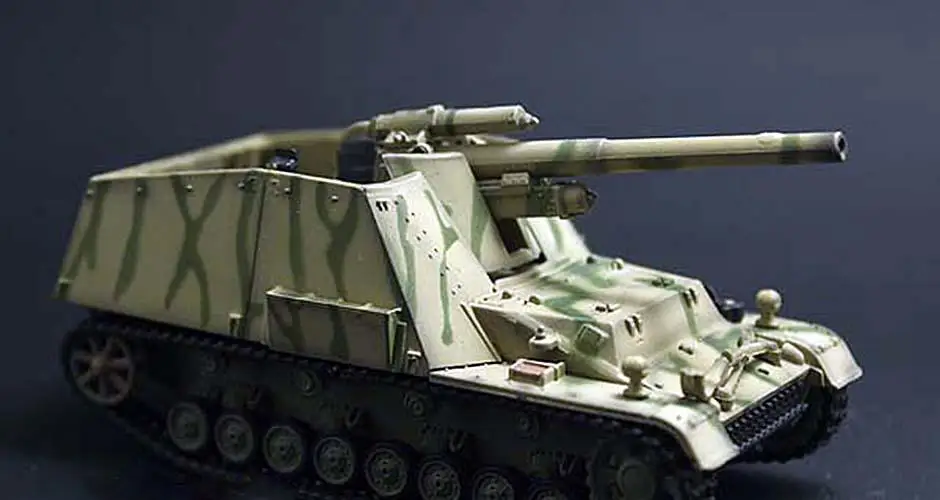 WWII немецкий Hummel 15 см hovitzer camou 1/72 tank Panzerkampf Модель литья под давлением| |