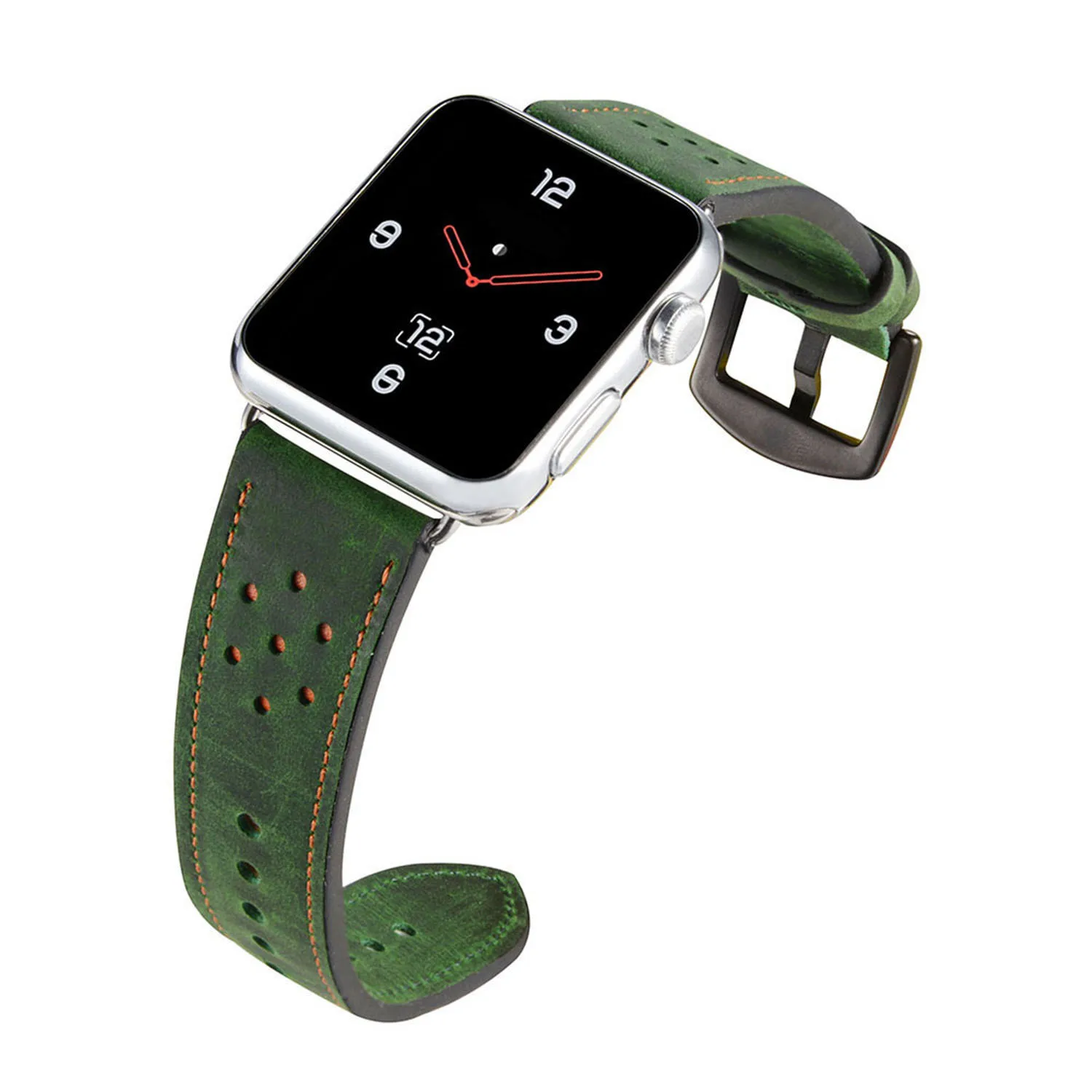 Элитная кожаный ремешок для наручных часов Apple Watch iWatch серии 4/3/2/1 группа 44 мм 40 42 38