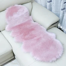Имитация ковер из овчины моющаяся Подушка Пушистый Ковер пушистая шерсть мягкий теплый ковер подходит для гостиной диван cushion2019