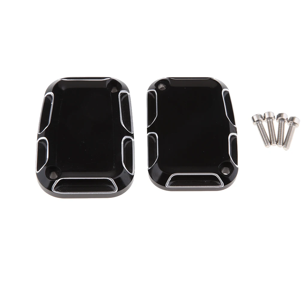 2pcs Brake Master Cylinder Cover For   Touring    