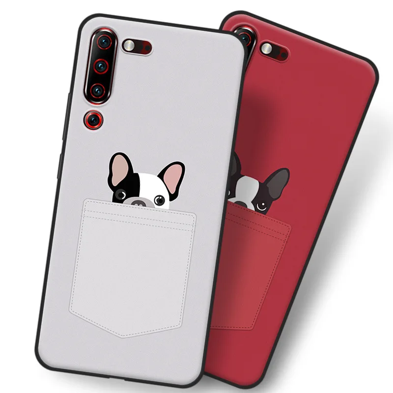 Чехол с рисунком Красной собаки для Lenovo Z6 Pro чехол из ТПУ мобильного телефона. 10