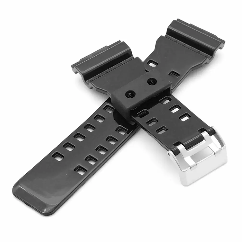 

16mm Silicone Rubber Watch Band Strap Fit For G Shock Replacement Black Waterproof Watchbands Accessories new