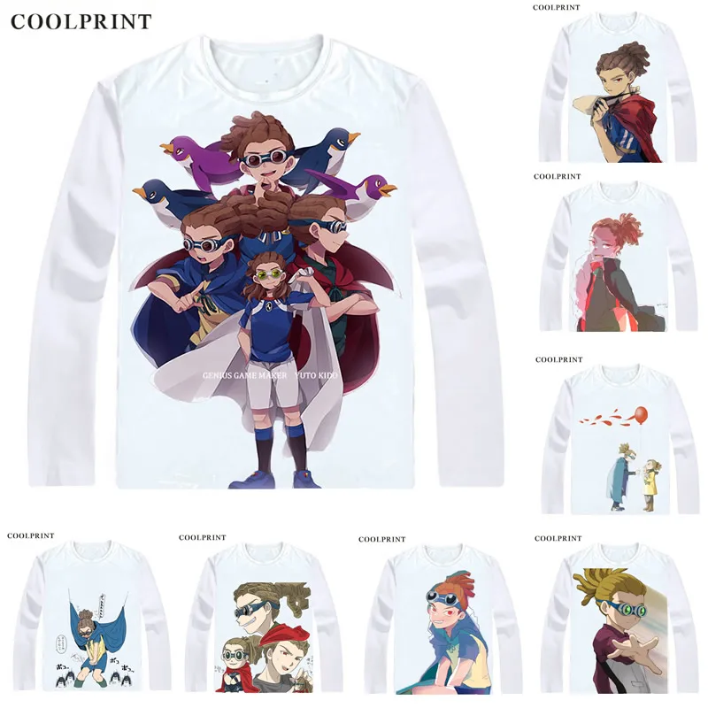 Camiseta Coolprint Kidou Yuuto para hombres, camisa informal de manga