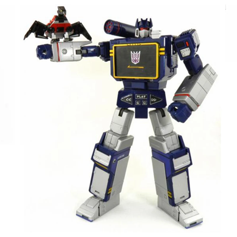 

Transformation Masterpiece MP-13 SOUNDWAVE +LASERBEAK Action Figures Toy Doll Brinquedos Figurals Collection Model Gift