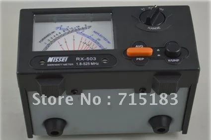 Новый оригинальный Тайвань NISSEI RX 503 SWR/Watt Meter 1 8 525MHz 2/20/200W для двусторонней