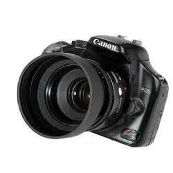 Centechia Удивительные 3-Этап 3 в 1 складной Резина складная бленда 58 мм DSIR для объектива Canon Nikon камера