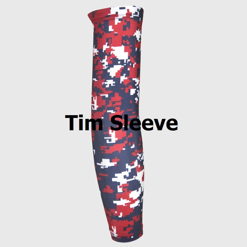 Titanium Baseball Sports Compression Arm Sleeve Royal Grey Digital Camo 