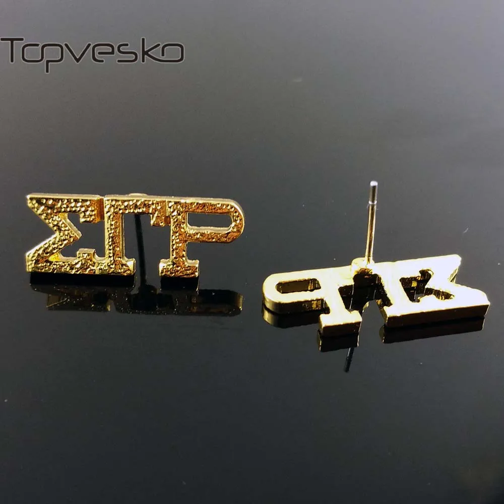 

Drop shopping Sigma Gamma Rho SGR Sorority Greek letters sorority Stud Earrings