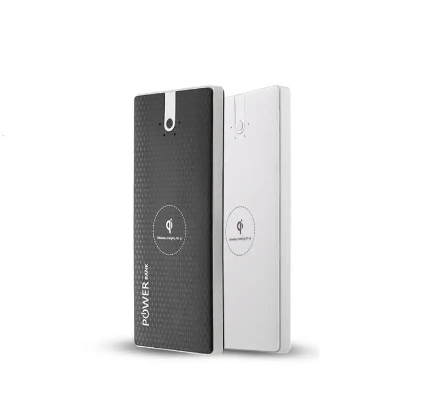 

Slim 10000mAh Power Bank QI Wireless Charger Powerbank For iPhone Samsung Wireless External Battery Pack Bank Dual USB Charger