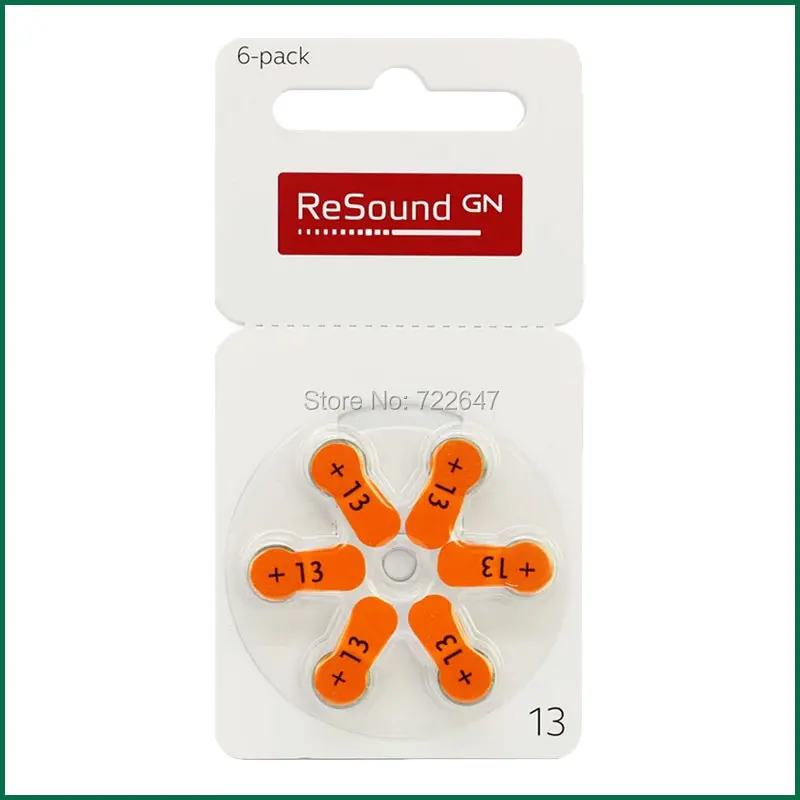Germany High Power Zinc Air battery for BTE hearing aids