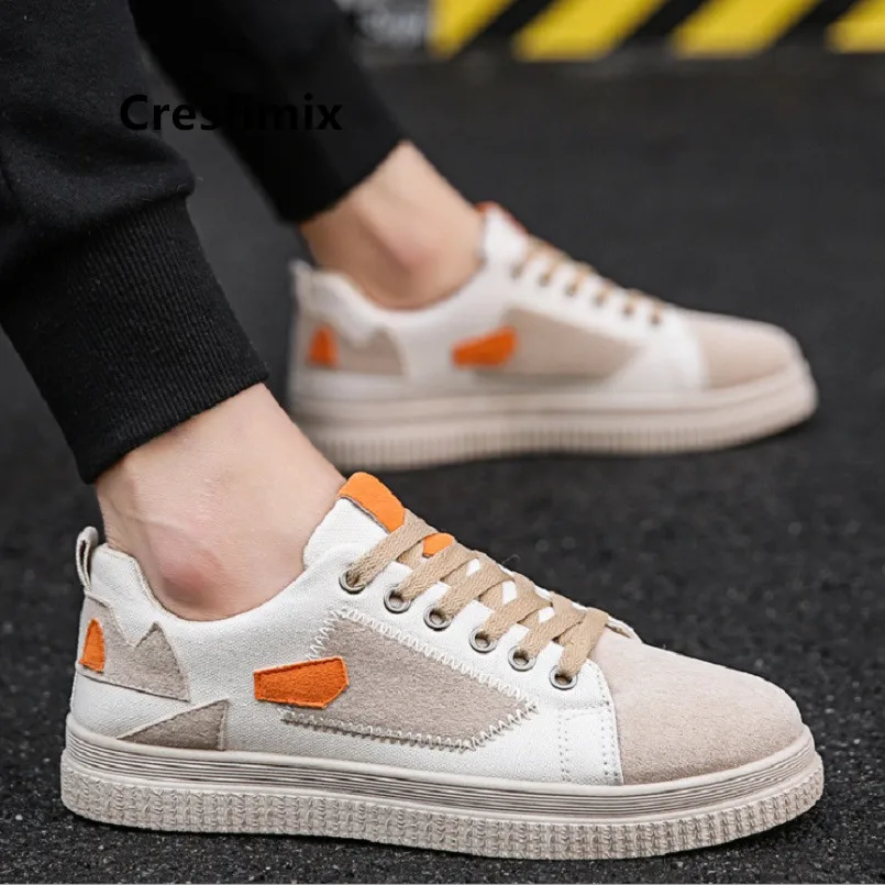 

Cresfimix Mannelijke Sneakers Man Cool Comfortable Lace Up Spring Sneakers Men Casual Anti Skid Shoes Man's Cool Shoes C5375