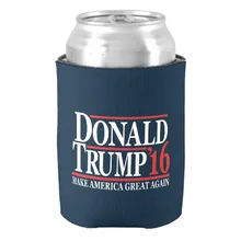 Шикарный Дизайн, Дональд Трамп Сделать Америку Великой Снова Может Охладитель Дома Подарки Партии Фавор Пиво Может Держателей Напитков Изоляторы