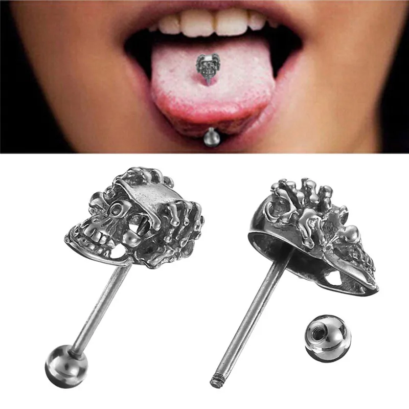 1 Adet Sahte Dil Piercing Kafatasi Halter Yuzukler Cerrahi Endustriyel Paslanmaz Celik Langue Taki Body Jewelry Aliexpress 1 Adet Sahte Dil Piercing Kafatasi Halter Yuzukler Cerrahi Endustriyel Paslanmaz Celik Langue Taki Body Jewelry Aliexpress