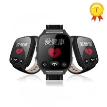 Новейший монитор сердечного ритма для пожилых людей устройство слежения за кровяным давлением фитнес Шагомер gps+ LBS+ wifi голосовое напоминание gps wacth