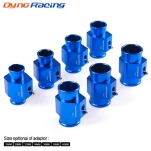 Dynoracing Temp&eacute;rature de L'eau Jauge Radiateur Temp&eacute;rature de L'eau Temp Pipe Mixte Capteur 40mm 38mm 36mm 34mm 32mm 30mm 28mm Tuyau Adaptateur