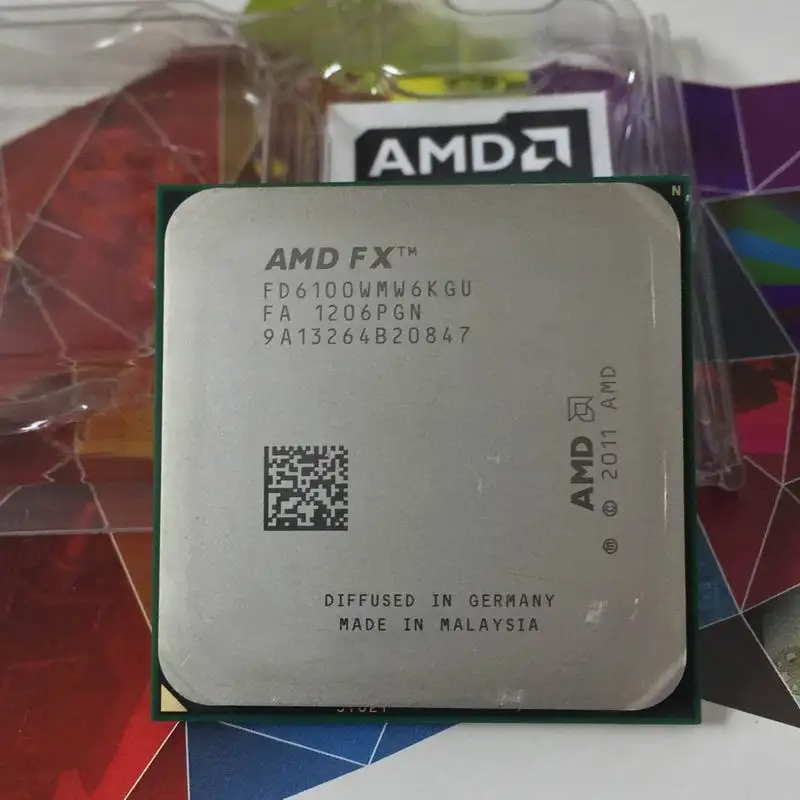 AMD FX 6100 3.3Ghz L3 = 8 MB Six Core cpu Prozessor Sockel AM3+ 938 pin ...