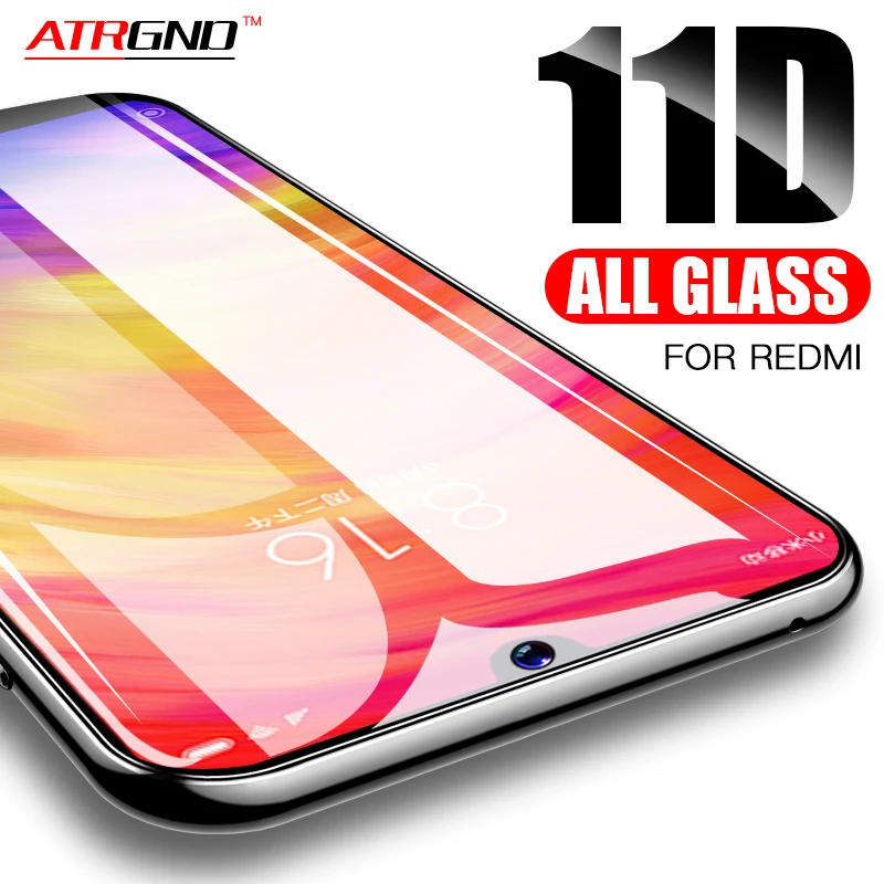 

11D Full Cover Tempered Glass on the For Xiaomi Redmi 7 6 Pro 5 Plus Screen Protector For Redmi 4 Pro 4X 5A 6A Protective Film