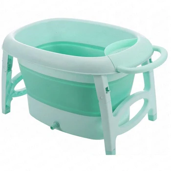 

Baby Folding Bathtub Children Bathing Bucket Large Household Baby Bathtub Swimming Bathtub Bathing Bucket Child