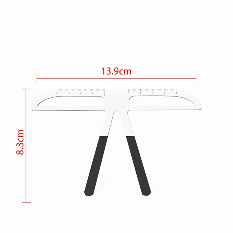 DIY Eyebrow Ruler Makeup Shaping Position Measure Tools Eyebrow Stencils Ruler Beauty Balance Tattoo Stencil Template