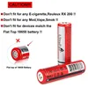 Lot de 2 batteries lithium-ion rechargeables trstfire 18650, 3.7 V, 2600 mAh, icr18650, pour lampe de poche ► Photo 1/6