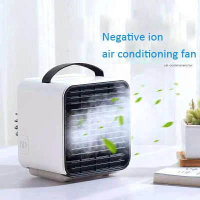 

Negative ion USB Mini Portable Air Conditioner Humidifier Purifier Air Cooling Fan Air Cooler Fan for Office Home