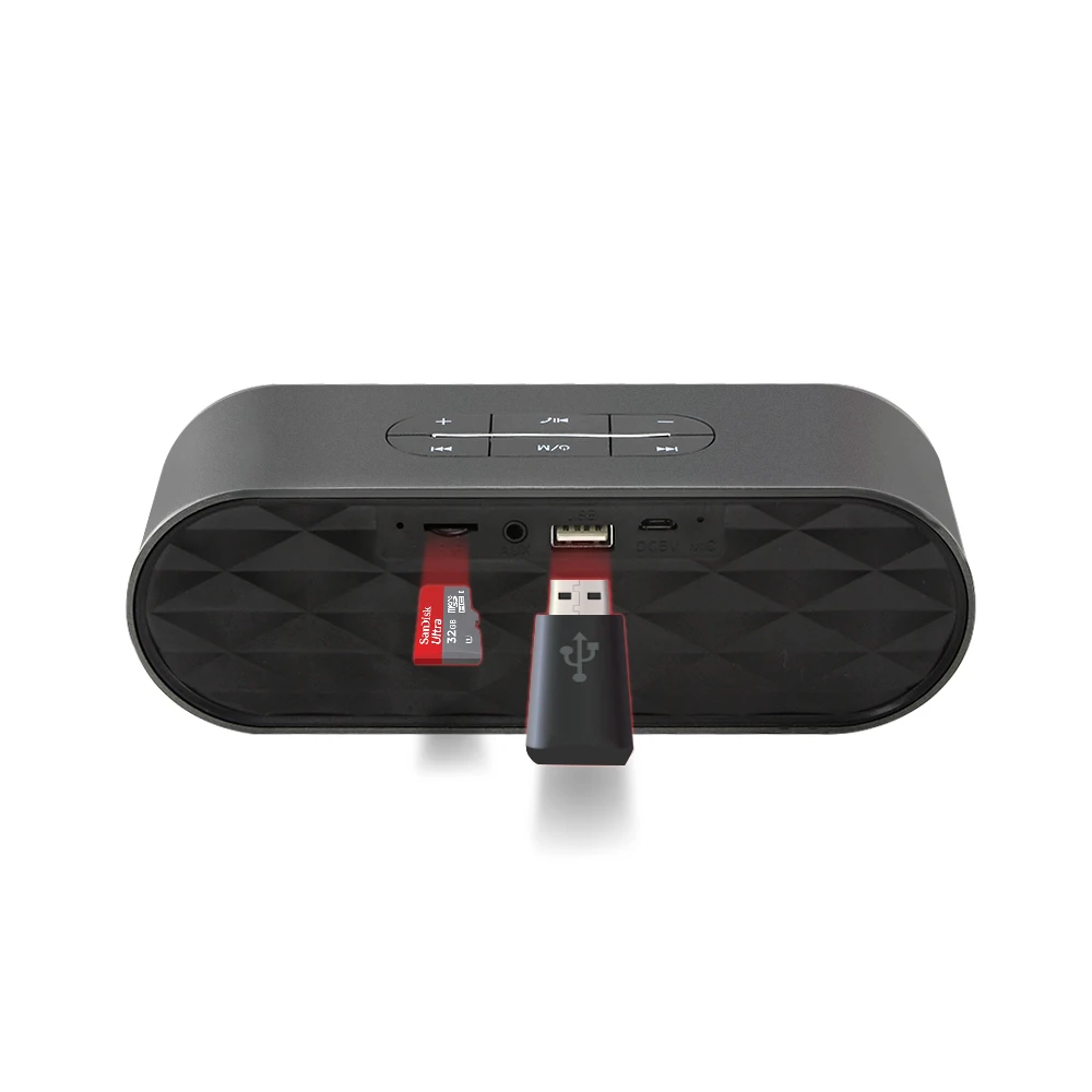 Mini Wireless Bluetooth Speaker Portable BT Speaker Surging Bass Speaker With Full Range Boombox TF Slot For MP3 Computer