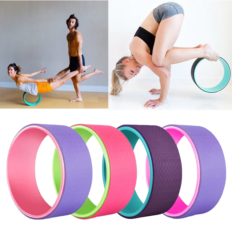 

Colorful Yoga Circle Wheel Magic Circle Ring Gym Workout Back Training Tool Home Use for Slimming Fitness Exercise Equipment