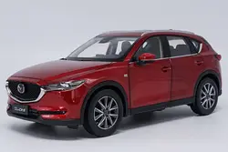 1:18 литья под давлением модели для Mazda CX-5 2018 красный внедорожник сплав игрушечный автомобиль миниатюрный коллекция подарок CX5 CX 5