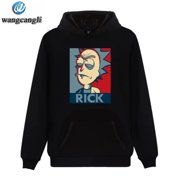 

Rick And Morty Harajuku Hoodies Men/Women Cotton Autumn Winter Anime Hoodie Sweatshirt Streetwear Pullover Jacket Coat Clothes