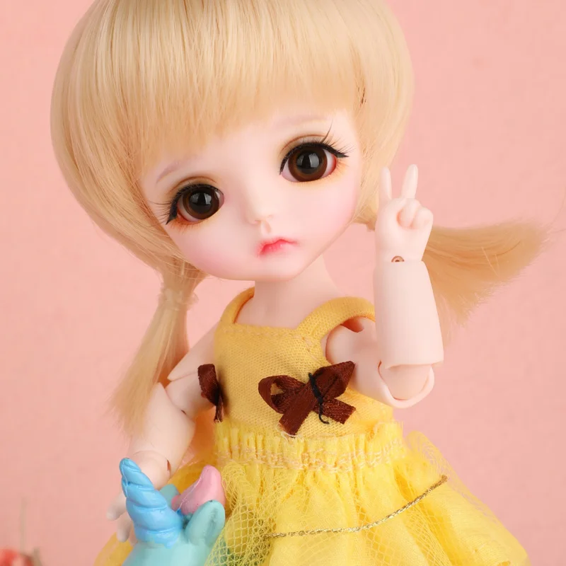 Полный комплект 1/8 BJD кукла BJD/SD Милая Lina Baby Miu полимерная для маленькой девочки
