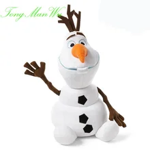 30 CM Olaf Plush Kids Toys Kawaii Snowman Cartoon Plush Toys Doll Soft Stuffed Toys Brinquedos Juguetes Gift for Girl Baby