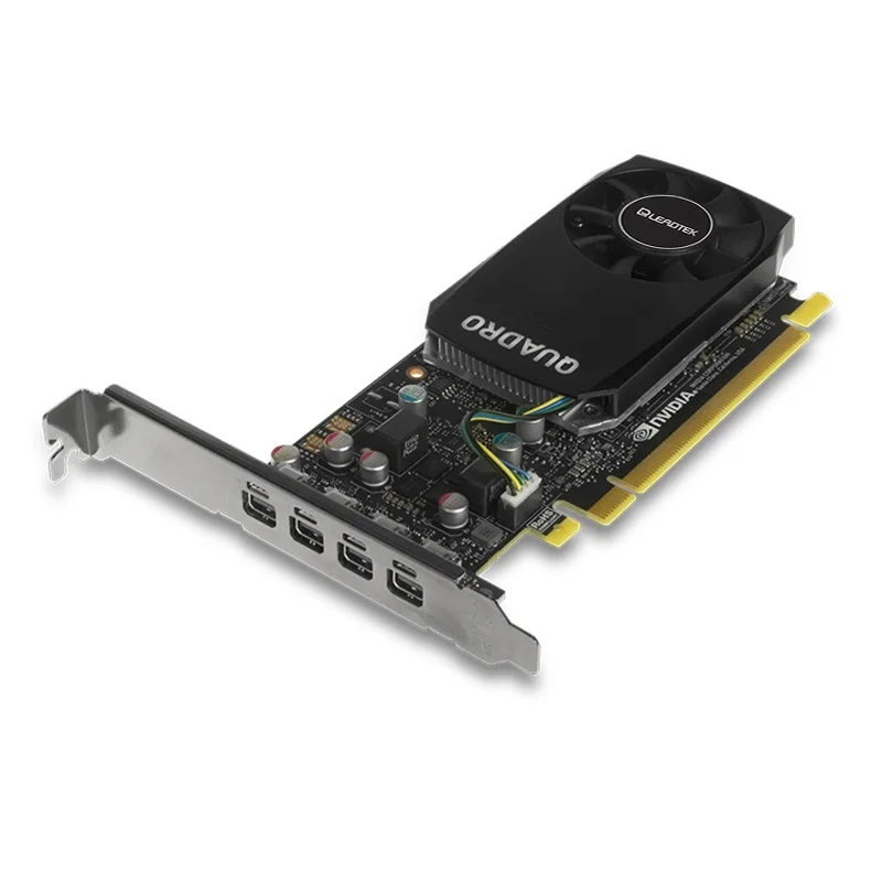 Leadtek NVIDIA Quadro P1000 4 ГБ GDDR5/128 бит/82 Гбит/с CUDA Core 640 моделирование рендеринг графика профессиональная графика